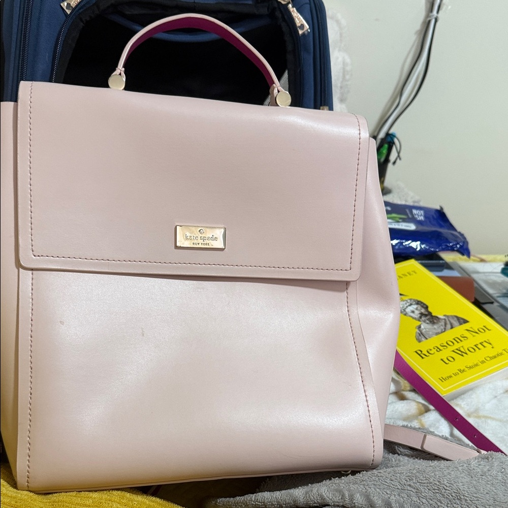 Kate Spade Blush Leather Backpack